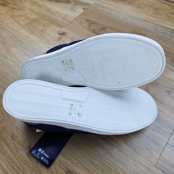 🔹️NWT Chaps Blue Chace Canvas Lace-up Sneakers Men's 7.5 - Picture 11 of 13